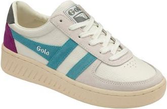 Gola Classics Grandslam Trident Sneaker in White/Ocean/Ash at Nordstrom, Size 10
