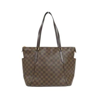 Louis Vuitton Pre-owned Tote Bags, female, Brown, Size: ONE SIZE Pre-owned Canvas Tote Bag
