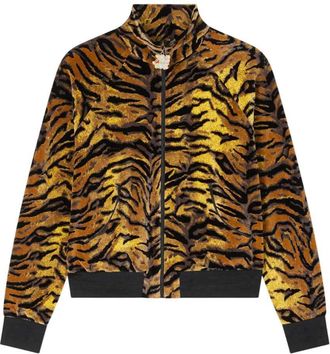 Kenzo Kenzo Tijgerjacquard fluwelen trainingspak