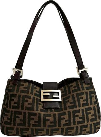 Fendi Pre-owned Fendi Zucca Canvas Shoulder Bag Ladies 4VSCYE28FQ64W7LL