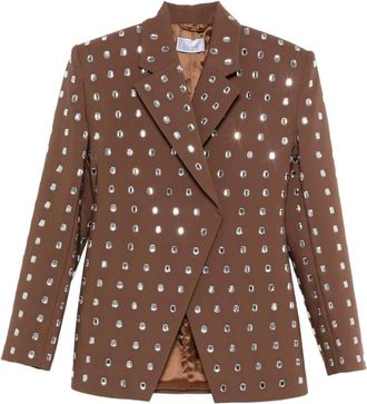 Giuseppe Di Morabito Blazer con strass - Marrone
