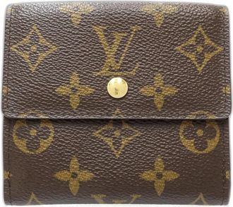 Louis Vuitton Brown Monogram Monogram Wallet (Tri-Fold) (Pre-Owned)