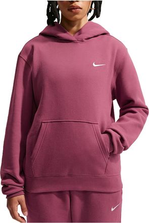 Nike (WMNS) Nike Studio Fleece Medium Weight Hoodie Pink Smoke IR8301-654