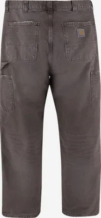Carhartt Work in Progress Mens Pants Og Double Knee Brown Denim Trousers
