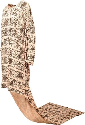 Vivienne Westwood Vivienne Westwood lange jurk met tribale print - jaren 2010
