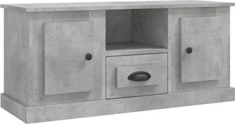 vidaXL Vidaxl - tv Cabinet Concrete Grey 100x35.5x45 cm Engineered Wood