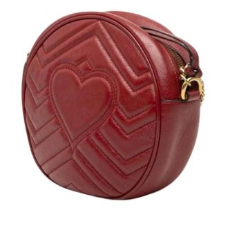 Gucci Pre-owned Quilted Crossbody Bag - Dames - Pre-owned - Rood - Maat: ONE Size Leer