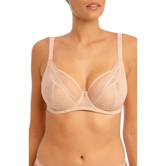 Freya Tailored High Apex Underwire Bra in Natural Beige at Nordstrom, Size 34Gg