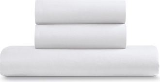 Ella Jayne Home Triple Brushed Duvet Cover & Sham Set in White at Nordstrom Rack, Size California King