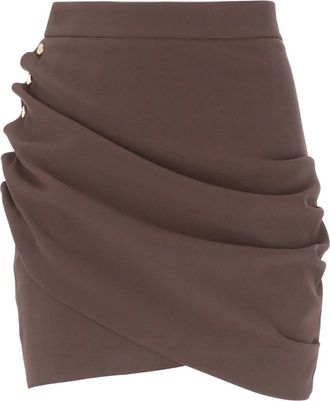 Elisabetta Franchi Donna, Gonne, Marrone, S, new