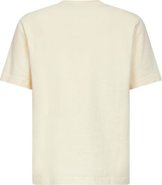 Jacquemus Mens T-Shirt The Gros Grain Beige Cotton T-Shirts And Polos