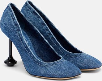 Loewe Pumps Toy 90 in denim