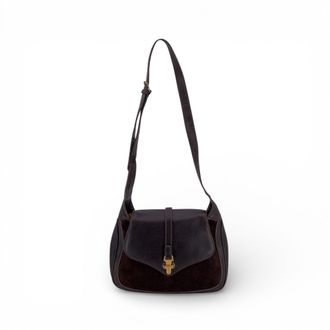 Gucci Vintage leren schoudertas van Gucci