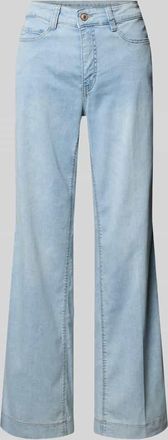 M.A.C Wide Leg Jeans mit Eingrifftaschen Modell Dream in Hellblau, Gr&ouml;&szlig;e 32/32