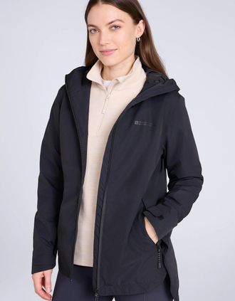 Mountain Warehouse Womens Mountain Warehouse Womens/Ladies Canyon Waterproof Jacket - Black - Size: 20
