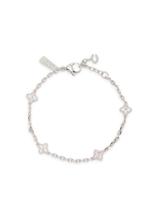 Cernucci Cernucci Polished Motif Rolo Bracelet - Silver - 7 (xxl)