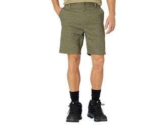 Prana Furrow Shorts Mens Clothing Cargo Green : 28 8, Elastane/Hemp/Polyester