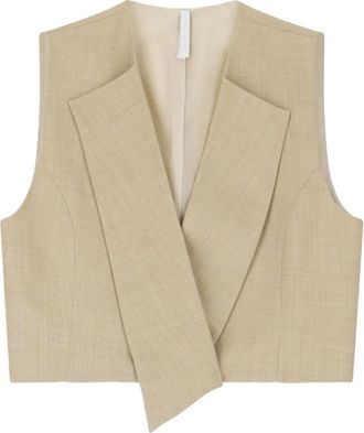 Imperial Stijlvolle Gilet voor Mannen - Dames - Gillet - Beige - XS - Polyester - Kostuums