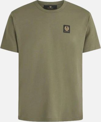 Belstaff Mens Belstaff T-Shirt A1-25 True Olive - Tan - Size: 36