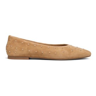 Alpe Ballerinas, female, Beige, Size: 10 US Suede Ballerina