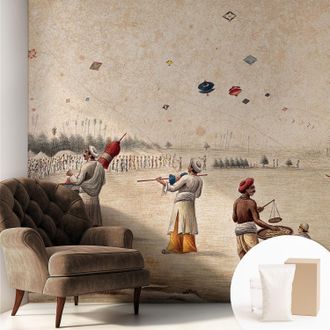 Tulup Carta Da Parati - Murale Alla Moda Decorazione - Camera Da Letto - Con Colla Gratuita Aquiloni Che Volano 250x250 Cm