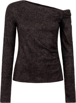 Aaiko Dames, Tops, Zwart, Maat: M Polyamide