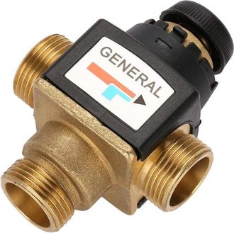 OEM V&aacute;lvula Mezcladora Termost&aacute;tica - V&aacute;lvula Mezcladora Termost&aacute;tica De Lat&oacute;n De 3 V&iacute;as Con Rosca Macho Dn20 Para Calentadores Solares De Agua