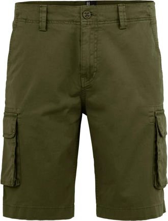 Bomboogie Bermuda Regular in Gabardine - Heren - Korte broeken - Groen - Maat: W36 Gabardine