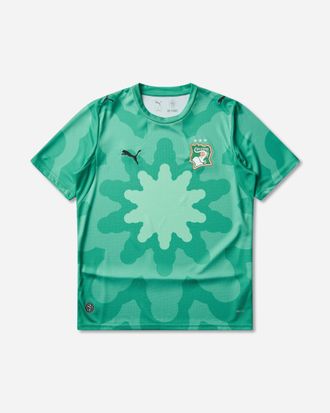 Puma Men s C&ocirc;te d Ivoire x Salehe Bembury Goalkeeper Jersey Sparkling Green