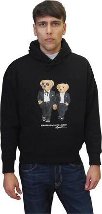 Ralph Lauren Heren, Sweatshirts & Hoodies, Zwart, Maat: S