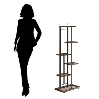 OEM Soporte Para Plantas, Estructura Met&aacute;lica, Uso Interior/exterior, 6 Niveles - Env&iacute;o Desde Es