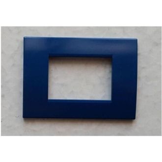 Trade Shop Trade Shop - Placca Placche Placchete Compatibili Living Light In Abs 3 4 7 Posti Colorate - Azul Oscuro