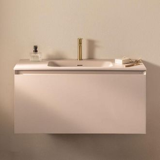 Sklum Conjunto De Mueble De Ba&ntilde;o En Madera Con Lavabo Integrado Macrae Sklum