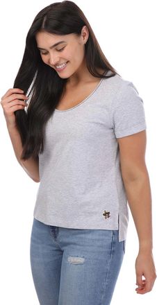 Ted Baker Womens Miarna V-Neck Easy Fit T-Shirt - Grey - Size: 10