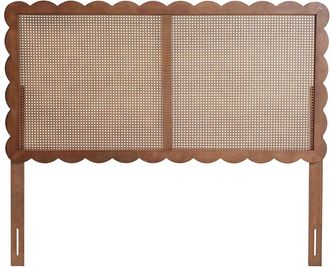 Baxton Studio Orianthe Scalloped Headboard