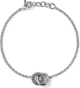 John Hardy Essentials Linked Bracelet in Silver at Nordstrom, Size Medium