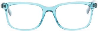 Alexander McQueen Eyewear square-frame glasses - Blue