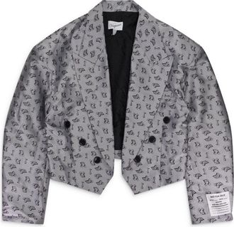 Vaquera MUSIC NOTE JACQUARD TUXEDO GRAY BLAZERS