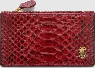 CLARIS VIROT Porte Carte Helena Burgundy