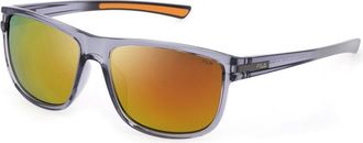 Fila SFI302 Polarized 7F6Z Mens Sunglasses Clear Size 57