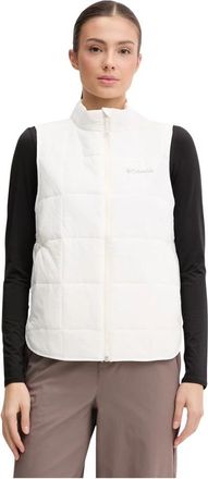 Columbia Sienna Hill Gewatteerd Vest - Dames - Bodywarmers - Wit - M - Leer - Fitness