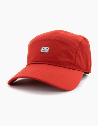 C.P. Company Mens Cp Company Chrome Logo Cap Fiery Red 455 - Size: OS