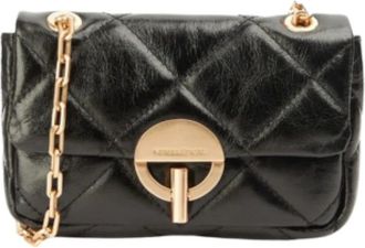 Vanessa Bruno Shoulder Bags, female, Black, Size: ONE SIZE Moyen Sac Moon