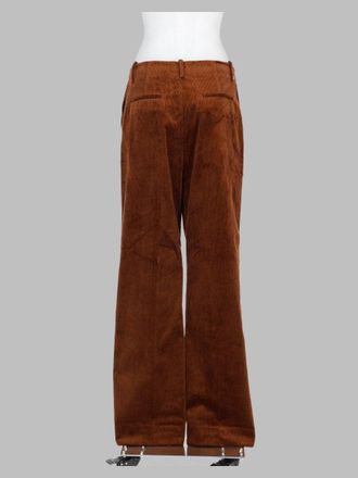 Ganni Corduroy Trousers - Brown
