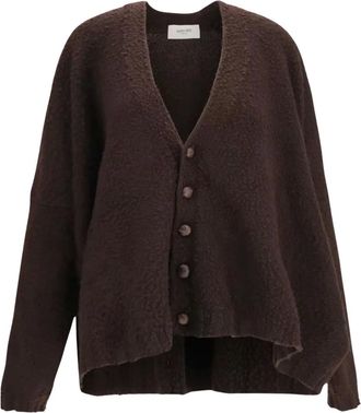 Golden Goose Wollen vest met Casentino-effect - Dames - Truien - Bruin - Maat: M Wol