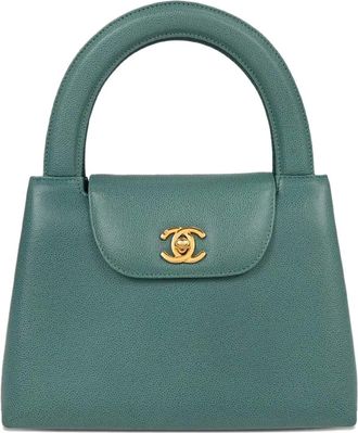 Chanel Borsa tote con manico 1998 - Verde
