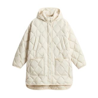 Woolrich Microfiber Cape Jacket with Diamond Quilting