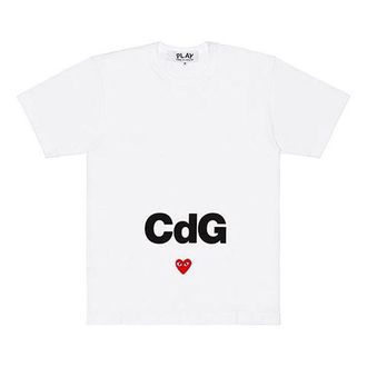 Comme Des Garçons (WMNS) COMME des GARCONS PLAY x CDG Crossover Logo T-Shirt White AE-T101-051-1