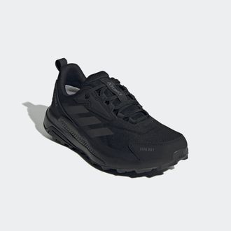 ADIDAS TERREX Wanderschuh ADIDAS TERREX TERREX ANYLANDER RAIN.RDY, Damen, Gr. 38,5, schwarz (core schwarz, core schwarz, grau four), Textil, Schuhe Wanderschuh, was