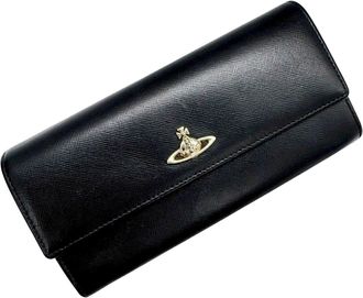 Vivienne Westwood Leather Long Wallet (Bi-Fold) (Pre-Owned)